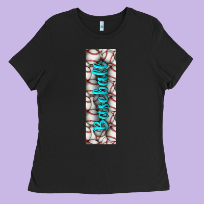 Softball And Baseball Pen Wraps Ladies Tee Designed By Bundleandbundleshop