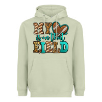 My Heart Is On That Field American Football Heavyweight Hoodie | Teevron