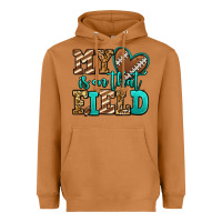 Meerkat my heart is on that field american football Heavyweight Hoodie - Jasminsmagicworld