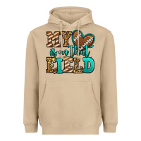 Mushroom my heart is on that field american football Heavyweight Hoodie - Jasminsmagicworld