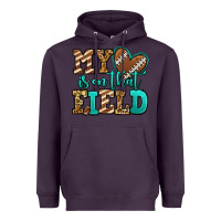 Plum my heart is on that field american football Heavyweight Hoodie - Jasminsmagicworld