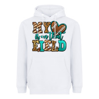 White my heart is on that field american football Heavyweight Hoodie - Jasminsmagicworld