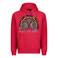 Cardinal race day vibes rainbow Premium Hoodie - Artiststas