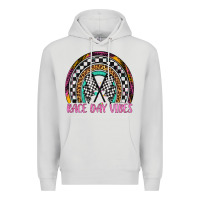 Dove Grey race day vibes rainbow Premium Hoodie - Artiststas