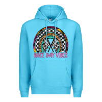 Ocean Blue race day vibes rainbow Premium Hoodie - Artiststas