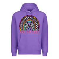 Purple race day vibes rainbow Premium Hoodie - Artiststas