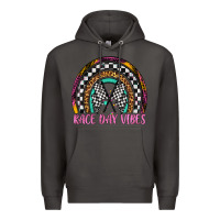 Smoke race day vibes rainbow Premium Hoodie - Artiststas