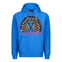 True Royal race day vibes rainbow Premium Hoodie - Artiststas