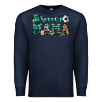 Navy soccer mama Premium Sweatshirt - Jasminsmagicworld