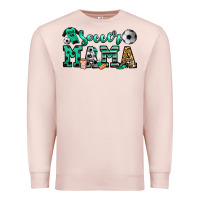 Pale Pink soccer mama Premium Sweatshirt - Jasminsmagicworld