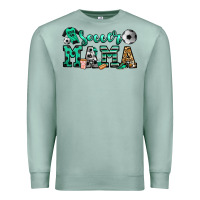 Seafoam soccer mama Premium Sweatshirt - Jasminsmagicworld