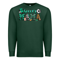 Sports Green soccer mama Premium Sweatshirt - Jasminsmagicworld