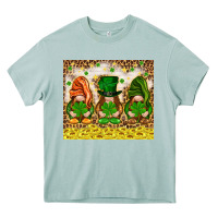 Arona St. Patrick's Day gnomies with leopard tumbler Heavy Core Tee - HowdyJamesFarm