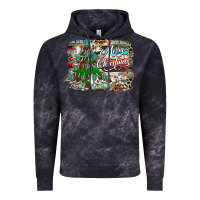 Cloud Black merry Christmas tree western Vintage Hoodie - CowhideDigitalArt