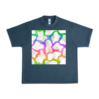 Midnight Navy watercolor rainbow cow seamless pattern Urban Heavy Tee - BundleAndBundleShop