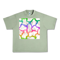 Oil Green watercolor rainbow cow seamless pattern Urban Heavy Tee - BundleAndBundleShop