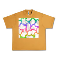 Peanut Butter watercolor rainbow cow seamless pattern Urban Heavy Tee - BundleAndBundleShop