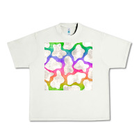 Pistachio watercolor rainbow cow seamless pattern Urban Heavy Tee - BundleAndBundleShop