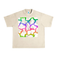 Sandshell watercolor rainbow cow seamless pattern Urban Heavy Tee - BundleAndBundleShop