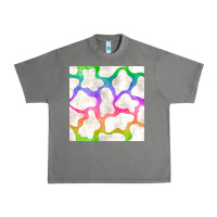 Tornado watercolor rainbow cow seamless pattern Urban Heavy Tee - BundleAndBundleShop