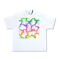 White watercolor rainbow cow seamless pattern Urban Heavy Tee - BundleAndBundleShop