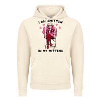 Vintage Artic funny i am smitten in my mittens bernie Vintage Hoodie - artisFamous