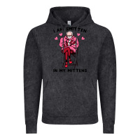 Vintage Black funny i am smitten in my mittens bernie Vintage Hoodie - artisFamous