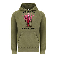 Vintage Olive funny i am smitten in my mittens bernie Vintage Hoodie - artisFamous