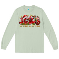 Matcha Jesus The Reason For The Season Long Sleeve Tee - CowhideDigitalArt