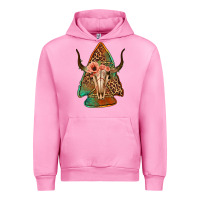 Fuchsia Pink bullskull arrowhead Urban Hoodie - Jasminsmagicworld