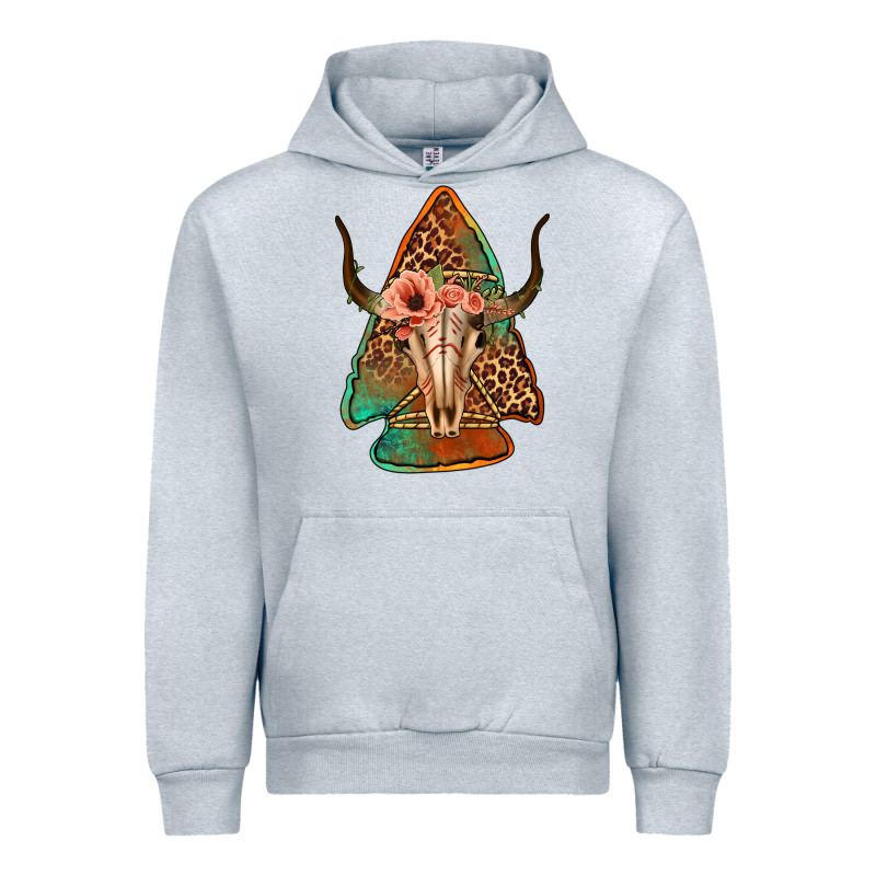 Bullskull Arrowhead Urban Hoodie by Jasminsmagicworld | Teevron