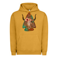 Pigment Peanut Butter bullskull arrowhead Urban Hoodie - Jasminsmagicworld