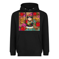 Black Mexican girl Heavyweight Hoodie - RanaPortraitStore
