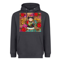 Smoke Mexican girl Heavyweight Hoodie - RanaPortraitStore