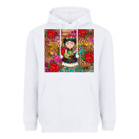 White Mexican girl Heavyweight Hoodie - RanaPortraitStore