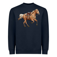 Navy horse body Heavyweight Sweatshirt - RanaPortraitStore