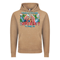 Vintage Coffee santa's favorite respiratory therapist Vintage Hoodie - CowhideDigitalArt