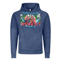 Vintage Denim santa's favorite respiratory therapist Vintage Hoodie - CowhideDigitalArt