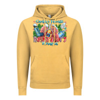 Vintage Mustard santa's favorite respiratory therapist Vintage Hoodie - CowhideDigitalArt