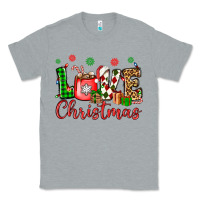 Heather Grey love christmas Classic Tee - OliviaCreatesArt