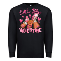Black Little miss Valentine afro kid sneakers Premium Sweatshirt - RanaPortraitStore