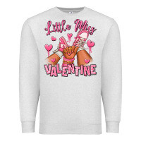 Oatmeal Heather Little miss Valentine afro kid sneakers Premium Sweatshirt - RanaPortraitStore