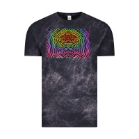 Cloud Black colorful zebra background Vintage Tee - RanaPortraitStore