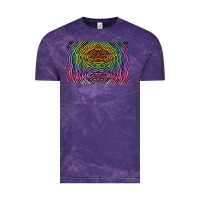 Cloud Purple colorful zebra background Vintage Tee - RanaPortraitStore