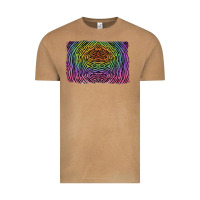 Colorful Zebra Background Vintage Tee | Teevron