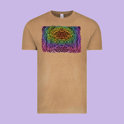 Colorful Zebra Background Vintage Tee Designed By Ranaportraitstore