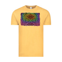 Vintage Mustard colorful zebra background Vintage Tee - RanaPortraitStore