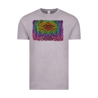 Vintage Zinc colorful zebra background Vintage Tee - RanaPortraitStore