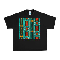 Black native american aztec seamless pattern 5 Urban Heavy Tee - BundleAndBundleShop