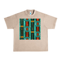 French Oak native american aztec seamless pattern 5 Urban Heavy Tee - BundleAndBundleShop
